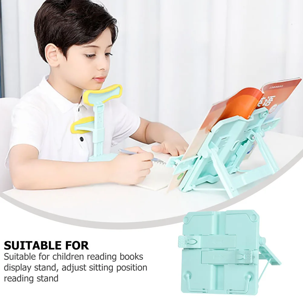 

Book Folder Stationery Reading Stand Multifunctional Learning Rack Portable for Students Plastic Abs Supply Hand-free Holder