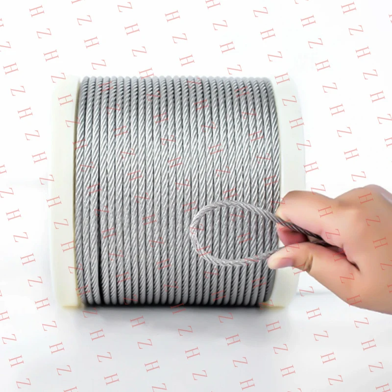 

U+316 Stainless Steel Wire Rope Marine Grade Metal Cable 7 x 7/7 x 19 Clothesline【Wholesale private message sellers】