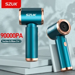 SZUK Car Vacuum Cleaner 90000PA Wireless Powerful Portable Cleaning Machine Mini Handheld Vacuum Cleaner for Car Home Keyboard