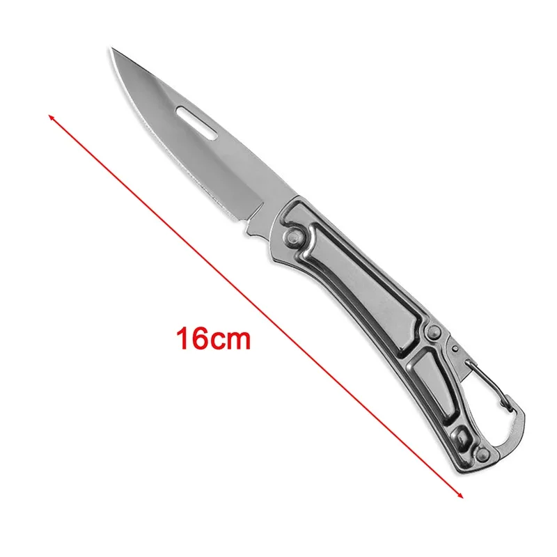 Portable High Hardness Mini Folding Knife Stainless Steel Survival Hunting Camping Self-defense Camping Knife Folding Knife