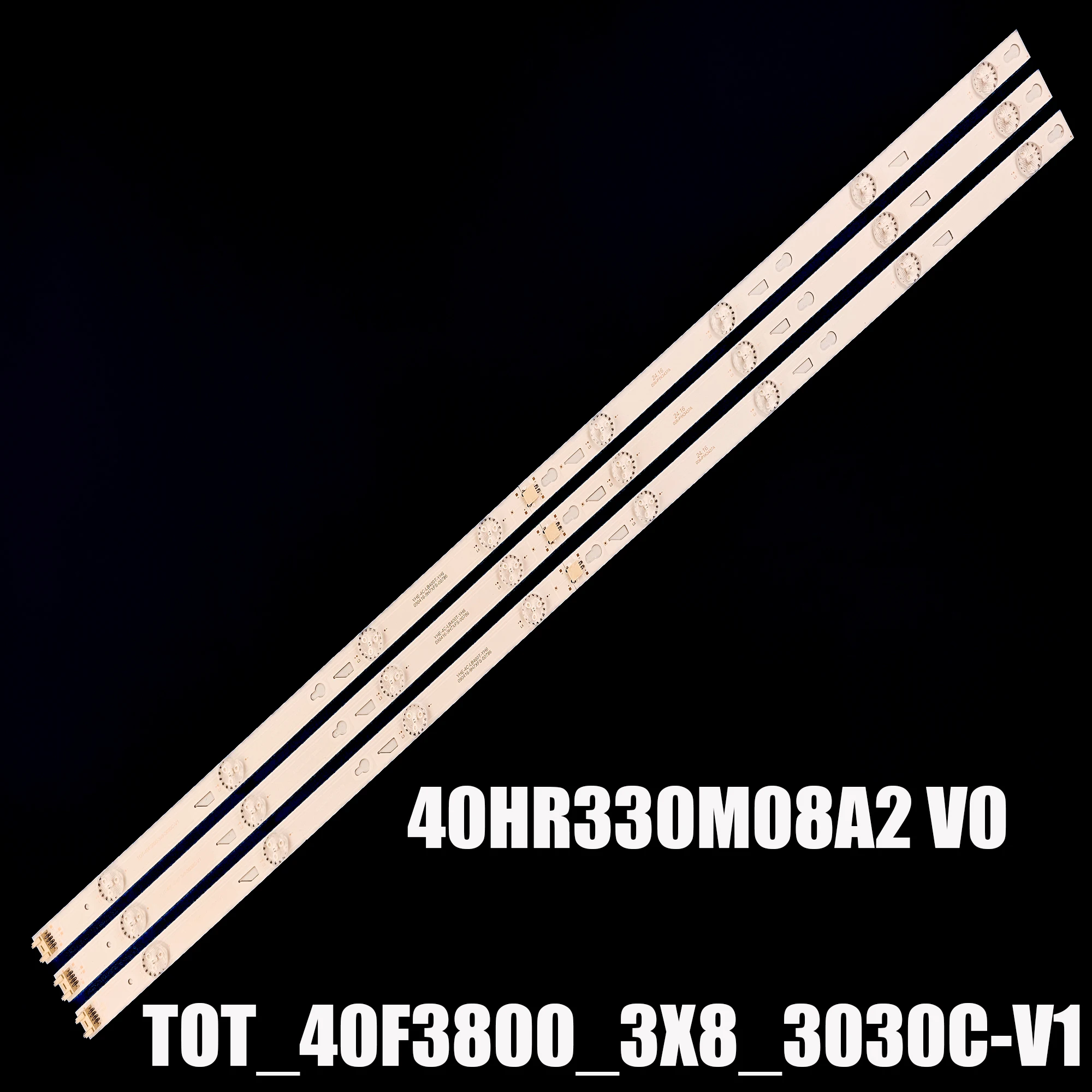 جديد 30 قطعة/الوحدة 780 مللي متر 8 المصابيح 6V ل 40 "التلفزيون TOT_40F3800_3X8_3030C-V1 4C-LB4008-HR2 40HR330M08A2 V0 L40F3303B L40F3301B L40F3800A