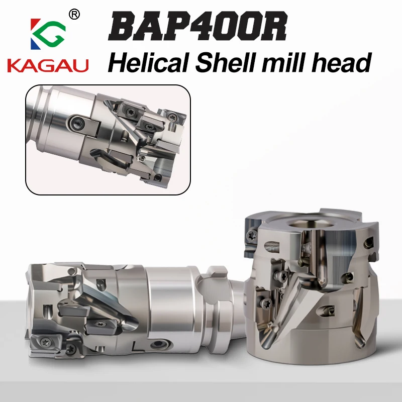 

CNC TOOL BAP400R Corn Milling Cutter head Side Roughing Cutting Spiral Groove Machining Center Tool for APMT1604 Insert