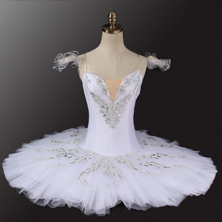 Professional Custom Size Girls Classical White Swan Lake Ballet Tutu Costumes