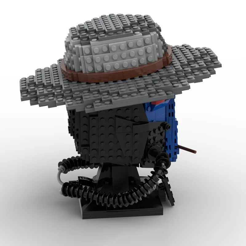 598PCS MOC Star Battle Cad Bane Helmet Collection Famous Film Model Building Blocks Stacking Bricks Creative Toys Kid Gift Diy