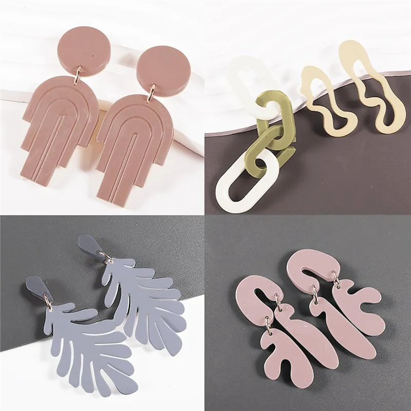 

Premium-44PCS Resin Earring Molds, Silicone Molds For Epoxy Resin, Geometrical Flower Leave Heart Shaped Epoxy Silicone Casting