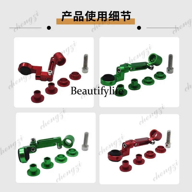 A69 motorcycle accessories modified general CNC aluminum alloy direct push brake upper pump oil pot universal view 4