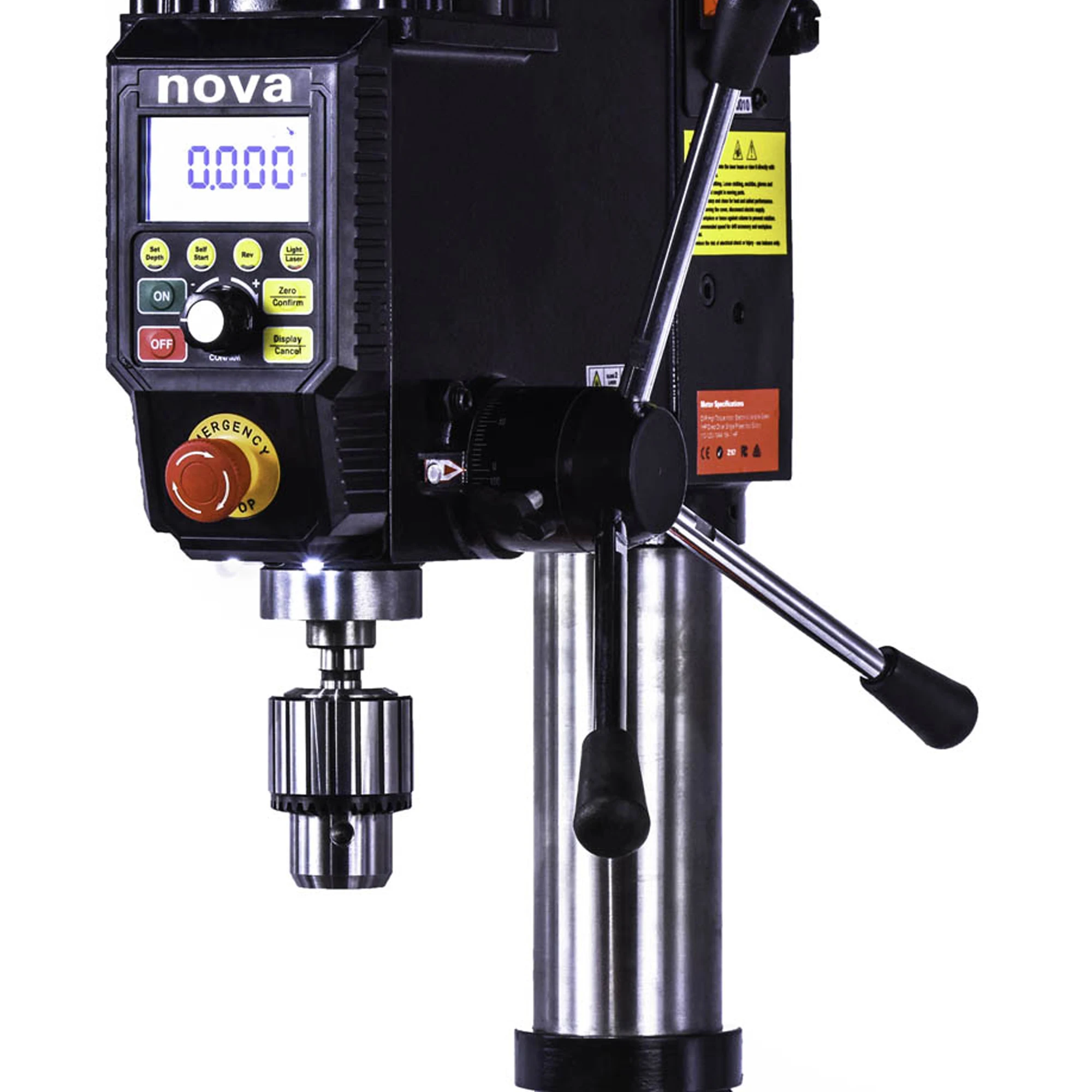 NOVA VIKING CNC DVR 16inch Bench Type Drill Press Machine with High Torque Motor Variable Speed 1HP-SKU 83700