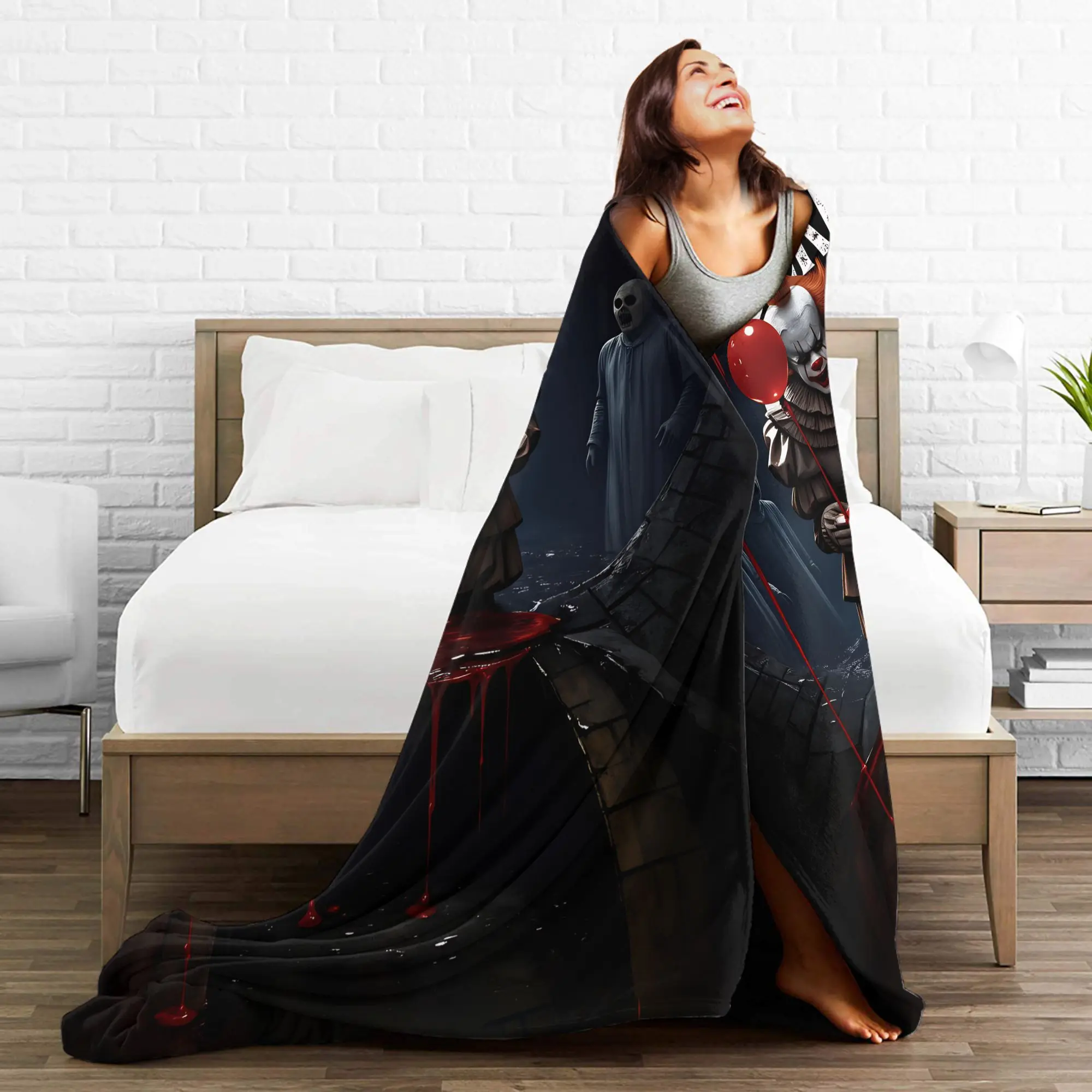 تكنولوجيا المعلومات مرحبا بكم في ديري 2025 بطانية جودة لينة الفراش الدافئ يلقي الشتاء طائرة السفر في الهواء الطلق موضة المفرش