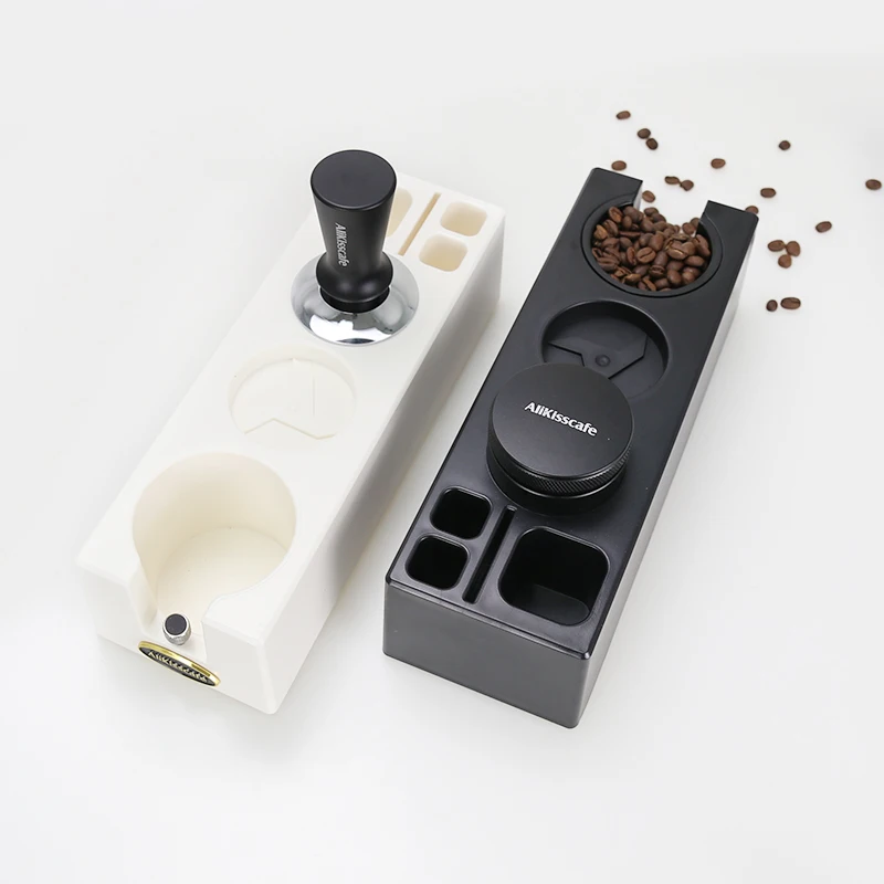 Coffee Tamping Station Multifunctional Filter Tamper Holder Stand For 51mm 54mm 58mm Portafilter Barista Espresso Accessories