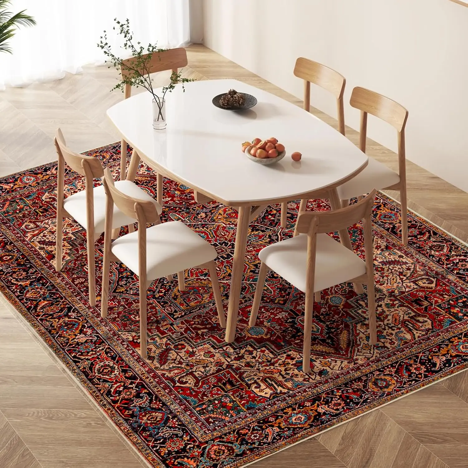 

Ковер VIKAMA для гостиной, диван, журнальный столик, напольный коврик, прикроватный коврик для спальни, винтажный роскошный напольный коврик в американском стиле