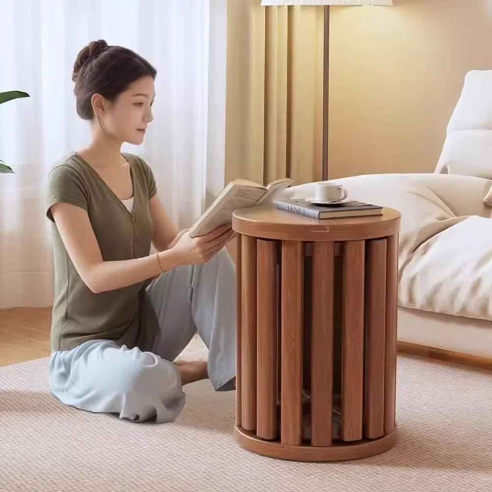 round stool coffee table household stacking combination folding chair spare dining table bench stacking music stool