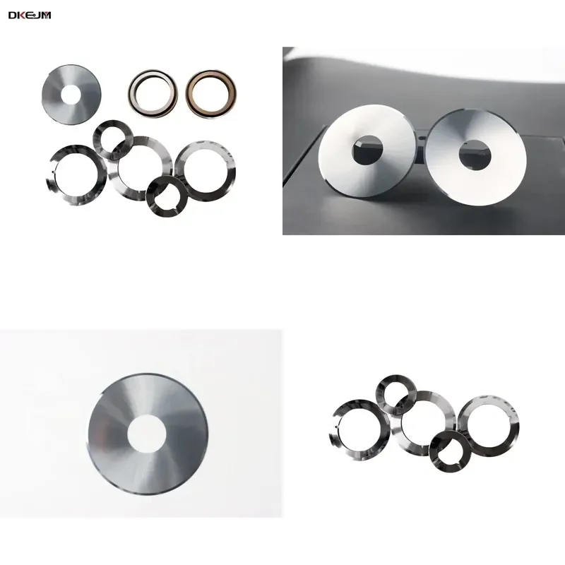 Custom Drawing Services Customized Dekeer Leather and Rubber Circular Cutting Knife for Non-woven Meltblown Fabric Slitting