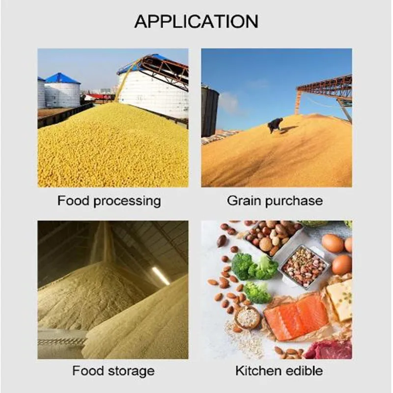 Imagem -05 - Medidor de Umidade Digital para Cereais Sensor Inteligente Uso em Milho Trigo Arroz Grãos Trigo Farinha Semente de Tamboril Ar991