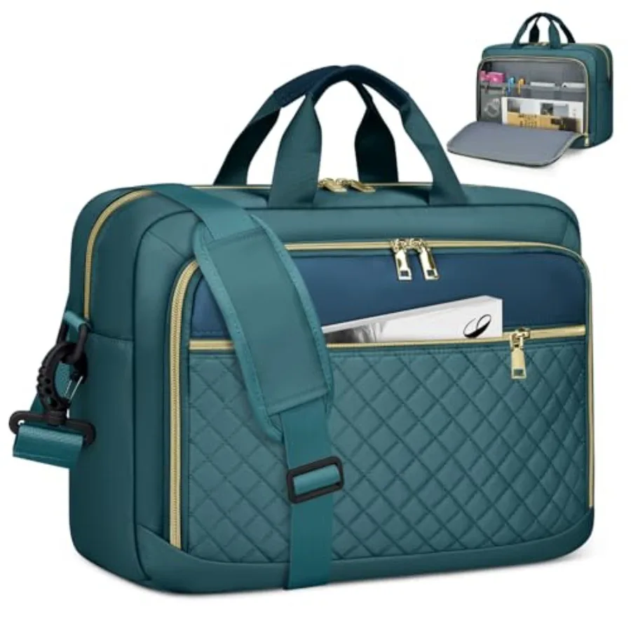 

Laptop Bag.3 Laptop Briefcase for Women Men Waterproof Shoulder Messenger Bag Large Computer Bag for Business Office Work Colle