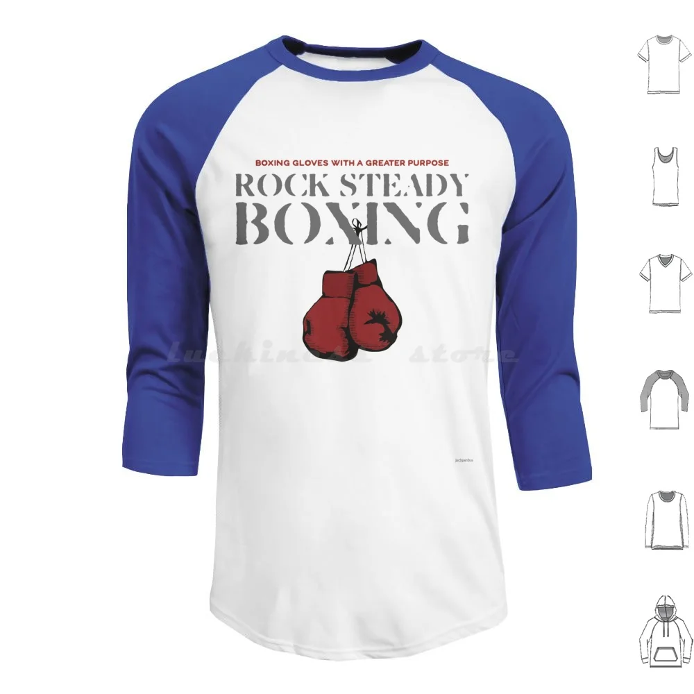 

Rock Steady Boxing Gloves With A Greater Purpose Parkinson's Hoodies Long Sleeve Parkinsons Steady Boxing Gloves