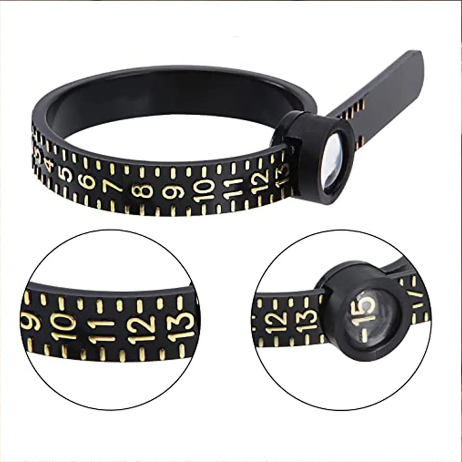 แหวน Sizer แหวน Sizer วัดเครื่องมือวัดขนาดแหวนขนาด1-17เครื่องประดับเครื่องมือ Sizers ด้วยขยายหน้าต่าง