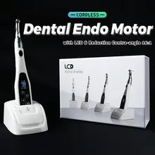 Motor endo dental spta, sem fio, led 16:1, contra-ângulo com cabeça de redução, peça de mão de baixa velocidade, tratamento de endodoncia para odontologia