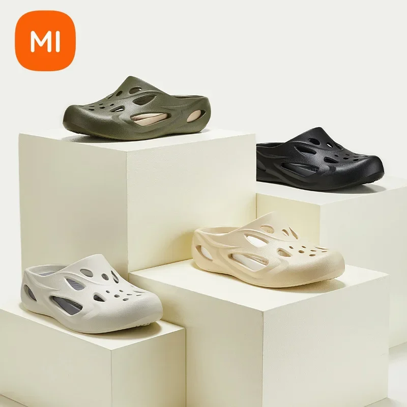 Xiaomi Mijia Summer Hole Shoes Men Casual Fashion Non-slip Portable Sports Sandals Beach Breathable Slippers for Men Outdoor