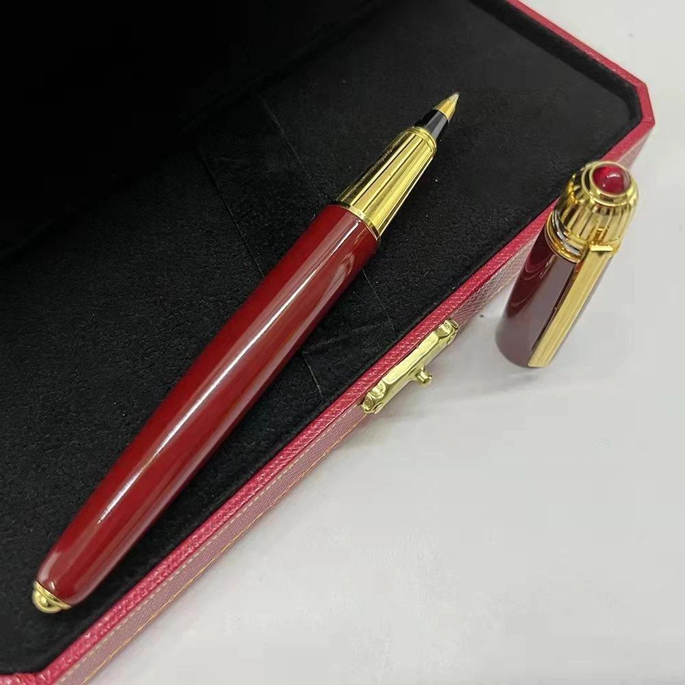 Luxury Ballpoint Pen With Stone For Gift Office Writing Supplies Stationery With Serial Number 1990 0470