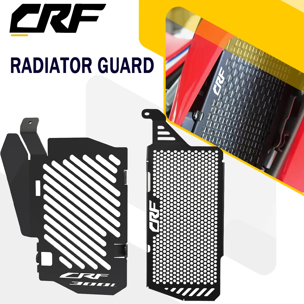 

NEW For Honda CRF300L CRF 300L 2021 2022 2023 2024 2025 Motorcycle CRF 300 L Radiator Guard Oil Cooler Cover Grille Protector