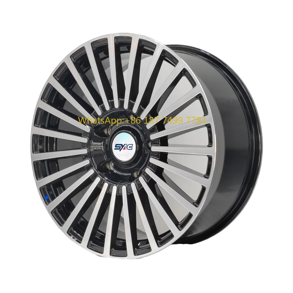 

Кованые колеса SYAC Factory Manufacture, 20-дюймовые автомобильные диски с несколькими спицами и 5 отверстиями R20x9j/PCD5x150, черные колеса из алюминиевого сплава