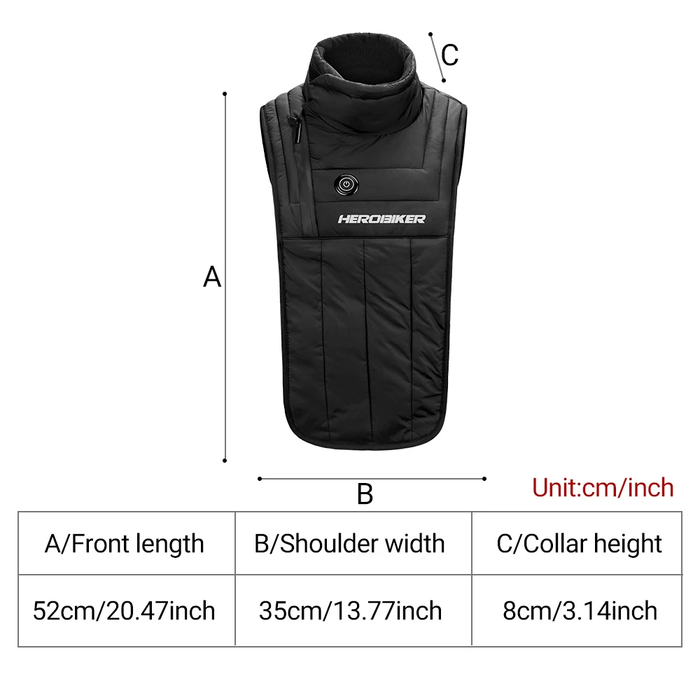 Winter Waterproof Motorcycle Neck Warmer Neck Chest Warm Windproof Outdoor Activities Cold Proof Heating Neck Snow Riding Warm
