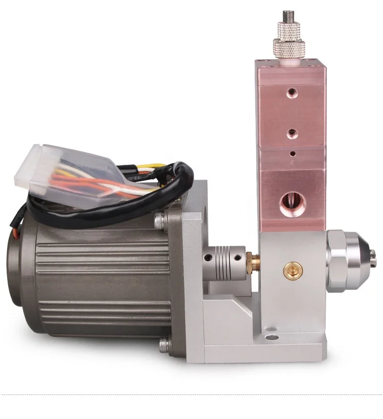 BY-118AB Glue-coated Electric Stirring Double Liquid Dispensing Valve Lift Back Suction Crystal Glue Epoxy Dynamic Mixing Valve 6
