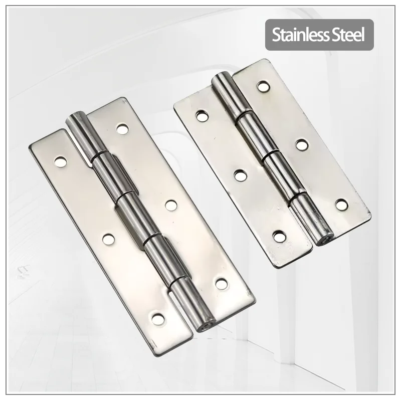 

Stainless Steel Hinges Industrial Electrical Automation Machinery Equipment Cabinet Doors Folding Hinges