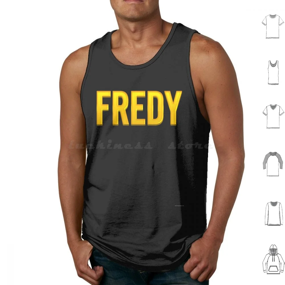 Fredy Name Tank Tops Print Cotton Fredy Name Given Name Last Name Surname Family Name Forename