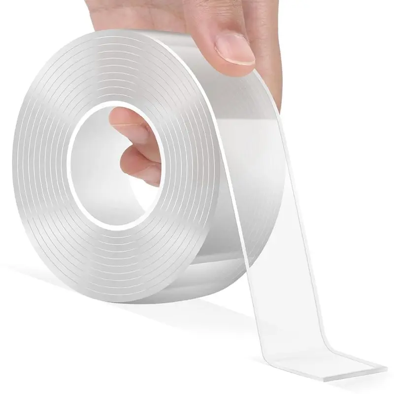 Transparent PET Nano-Grid Double-Sided Adhesive Tape, Super-Strong Removable Waterproof Heavy-Duty Nanotape, Traceless Sticky view 2