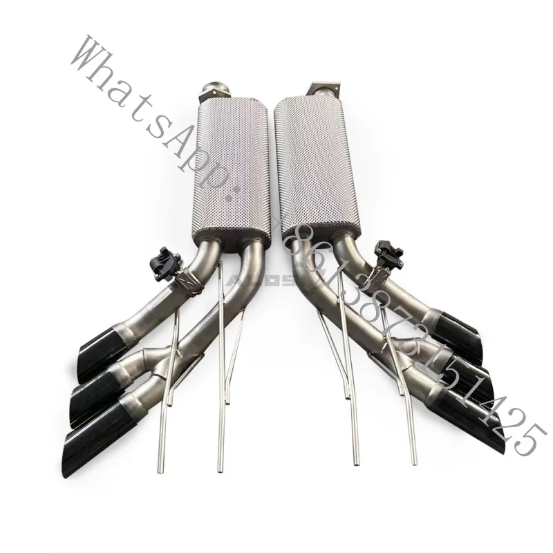 

Подходящая высококачественная задняя выхлопная система G63 5.5T 2012-2018, спортивная выхлопная система с электронным управлением клапанами Catback.