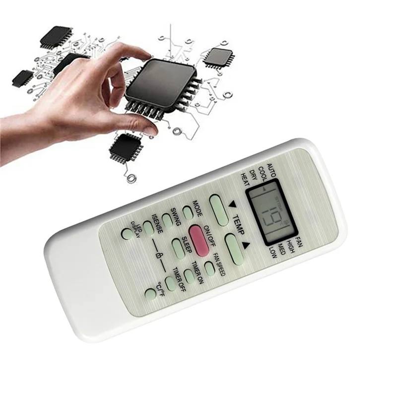 

AA60-Replace RG51F2(2)/EFU1 A/C Remote Control For Midea Air Conditioner RG51F2(2)/EFU1 Remote Control