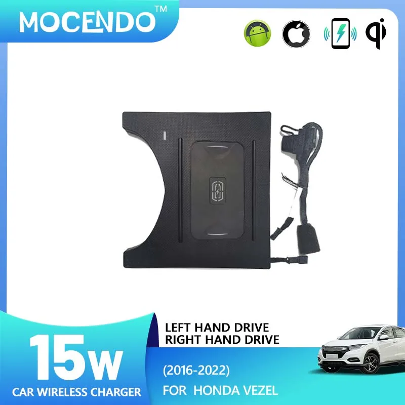 

Car wireless charger for Honda Vezel 2016-2022 Fast charge phone Holder charging plate Interior trim