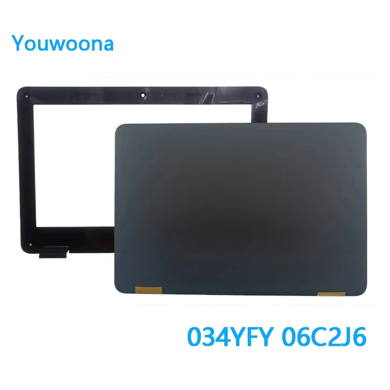 NEW ORIGINAL Laptop Replacement Lcd Back Cover Case Lcd Front Frame for DELL Chromebook 11 3100 034YFY 06C2J6