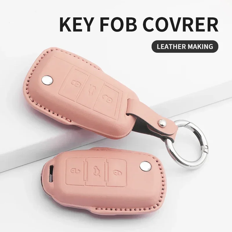 

Car Key Case Cover Shell Key Bag For Volkswagen VW Polo Golf7 MK7 Tiguan Passat B5 B6 B7 Golf 4 5 6 MK6 Jetta Lavida PU Leather