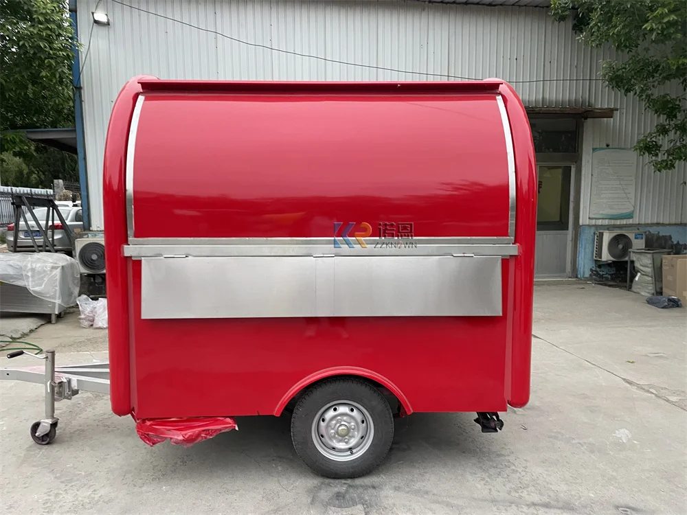 モバイルレストラン高速食品カート、ケータリング、コーヒースナックキオスク、トラックトレーラー、カスタムサイズ