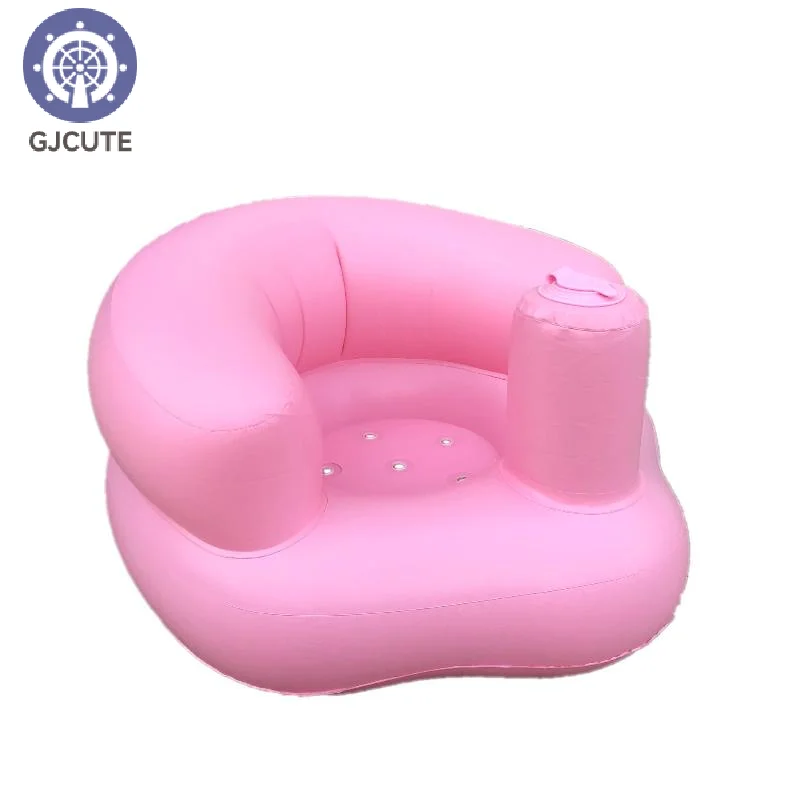 

1 шт. надувной детский стульчик из материала ПВХ, подходит для детей 3 месяцев и старше, удобные детские напольные сиденья