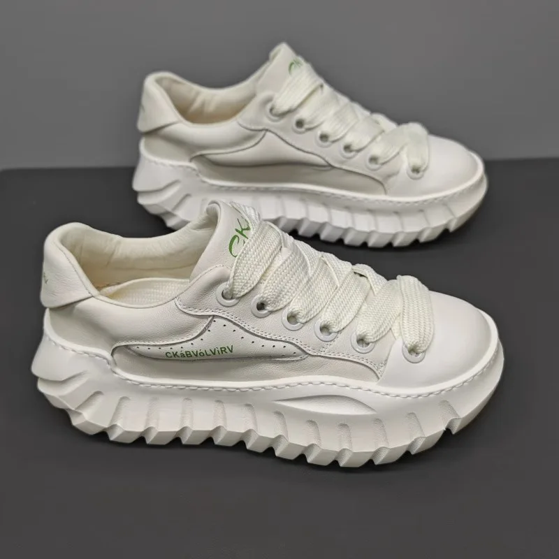 

2025 модные мужские кроссовки на платформе, новые удобные туфли для папы, увеличивающие рост, уличная универсальная повседневная обувь Кроссовки Мужские