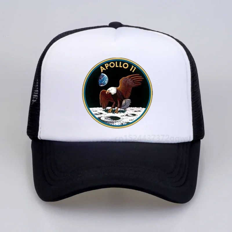 

Apollo 11 50Th Anniversary Moon Landing hat Fashion men Summer Mesh Breathable baseball cap adjustable women snapback hats