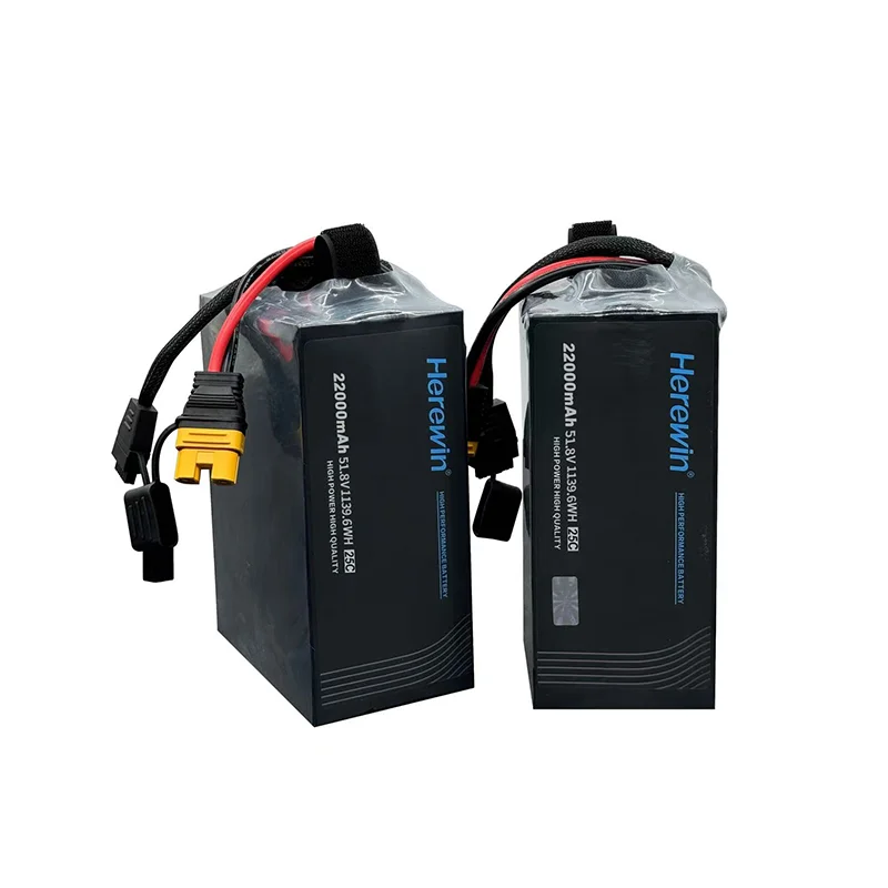 Herewin 22000 mAh 51,8 V 25 C 14S leichter Hochleistungsakku für landwirtschaftliche Drohnen