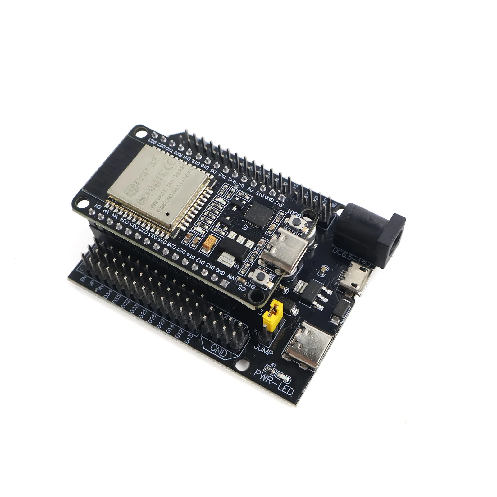 ESP32 30Pin Type-C Development Board + 30P Adapter NEW 1PC WiFi Bluetooth Dual Core CP2102 for Arduino
