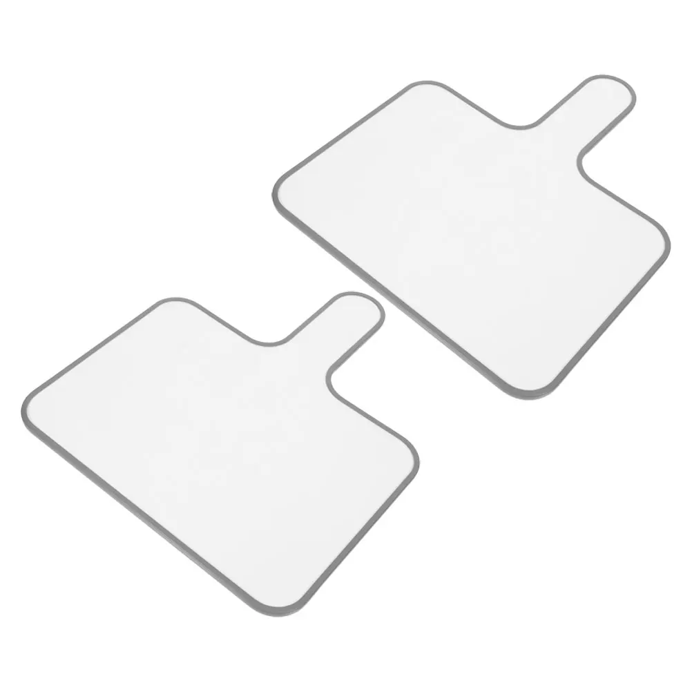 

2 Pcs Hand-raising Sign Answer Board White Mini Dry Erase Writable Whiteboard Double Sided Reusable Melamine Classroom Game