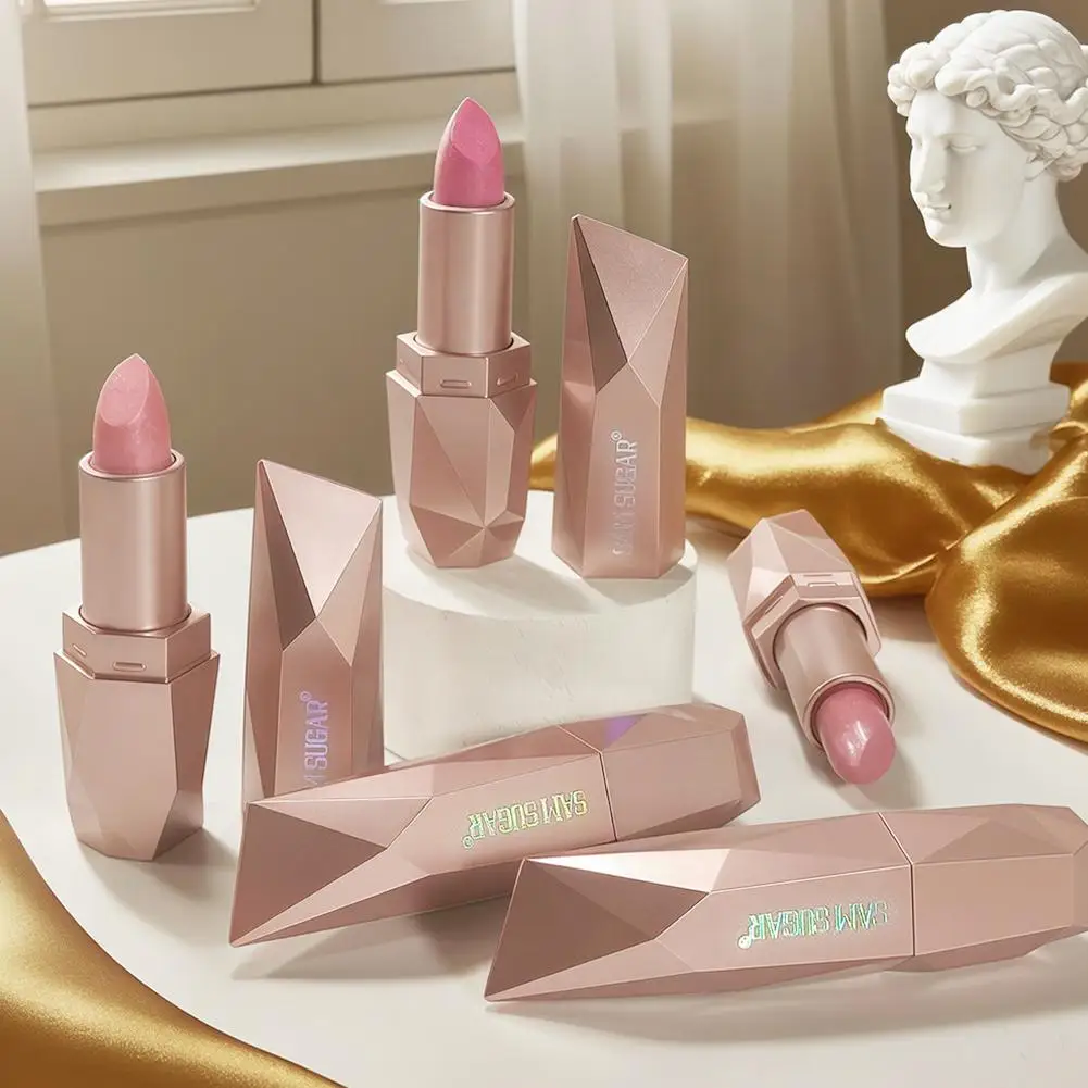 Brillo brillo lápiz labial Color de labios de alto impacto, bálsamo labial teñido hidratante, fórmula ligera e hidratante para el cuidado de los labios