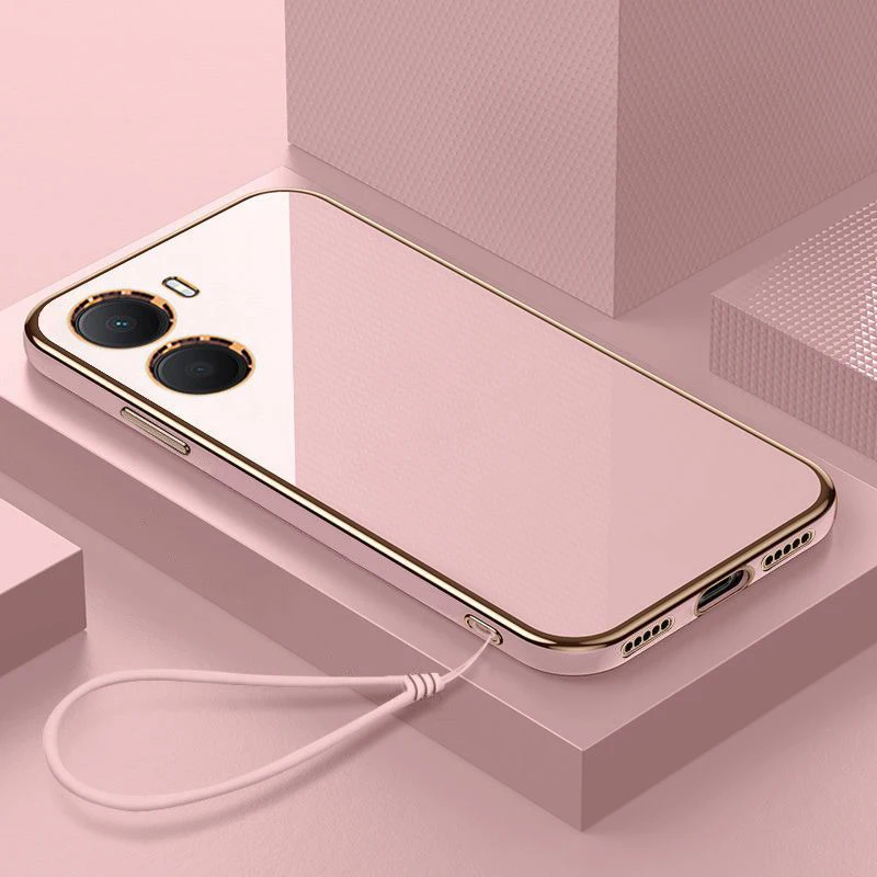 For Xiaomi POCO X7 Pro Case Poco X7 Pro Cover poco x7pro Luxury Square Plating Phone Case POCOX7PRO Shockproof Back Cover