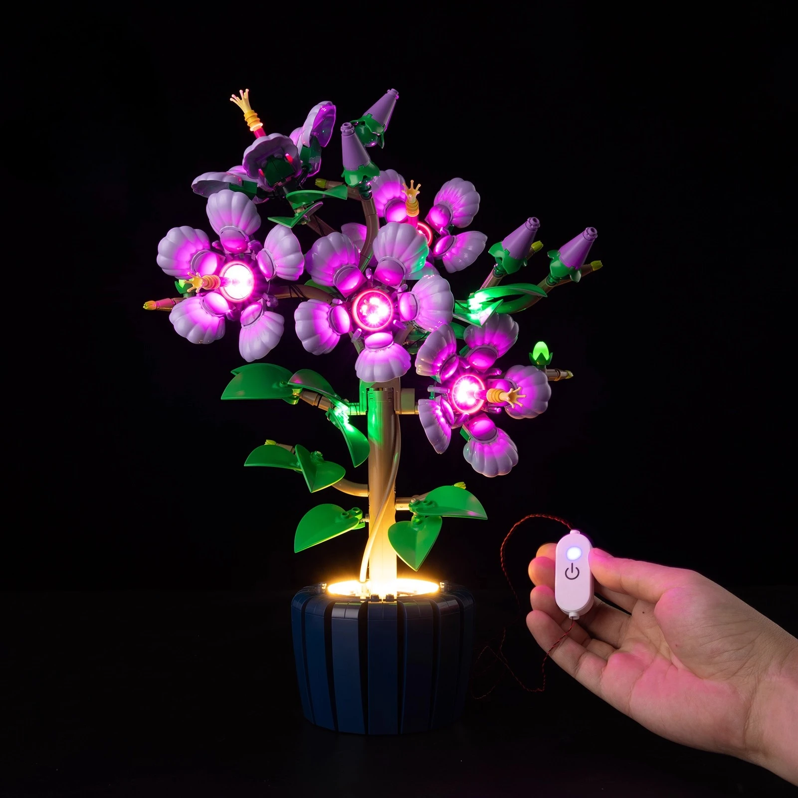 LED-verlichtingsset geschikt voor LEGO Hibiscus 10372 bouwstenen DIY-lampspeelgoed (exclusief modelstenen)