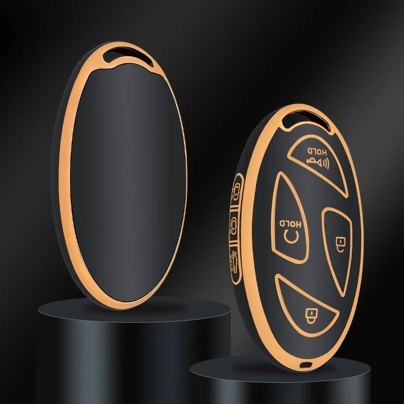 

Модный чехол из ТПУ 5, 7 кнопок, автомобильный смарт-ключа, чехол для Hyundai IONIQ 6, новый Гран-при GN7 Kona, защитная сумка-брелок, аксессуары