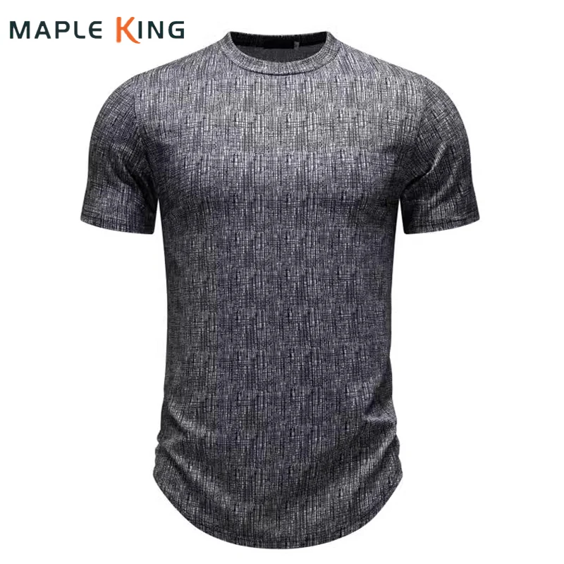 Mens Tops Designer Athletic T-shirts 2024 Summer Bark Texture Print Camisas Casuales Hombre Men T Shirt Homme Vintage Sportwear