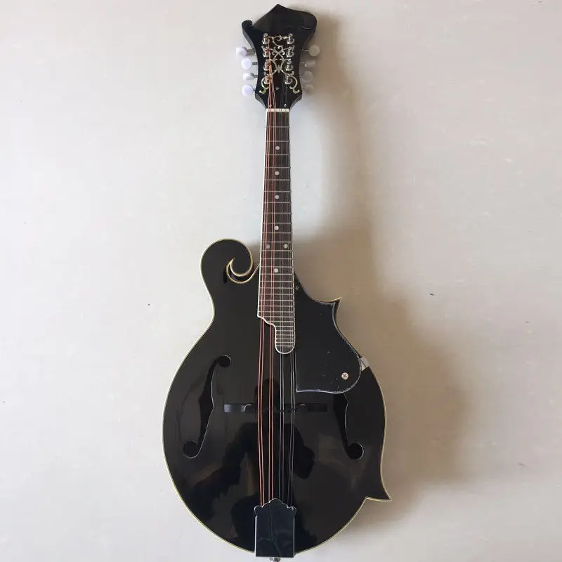 Handmade Wooden Mandolin F Style Mandolin Adult Performance Professional 8 Strings Guitar Traditional Lute Musical Instruments