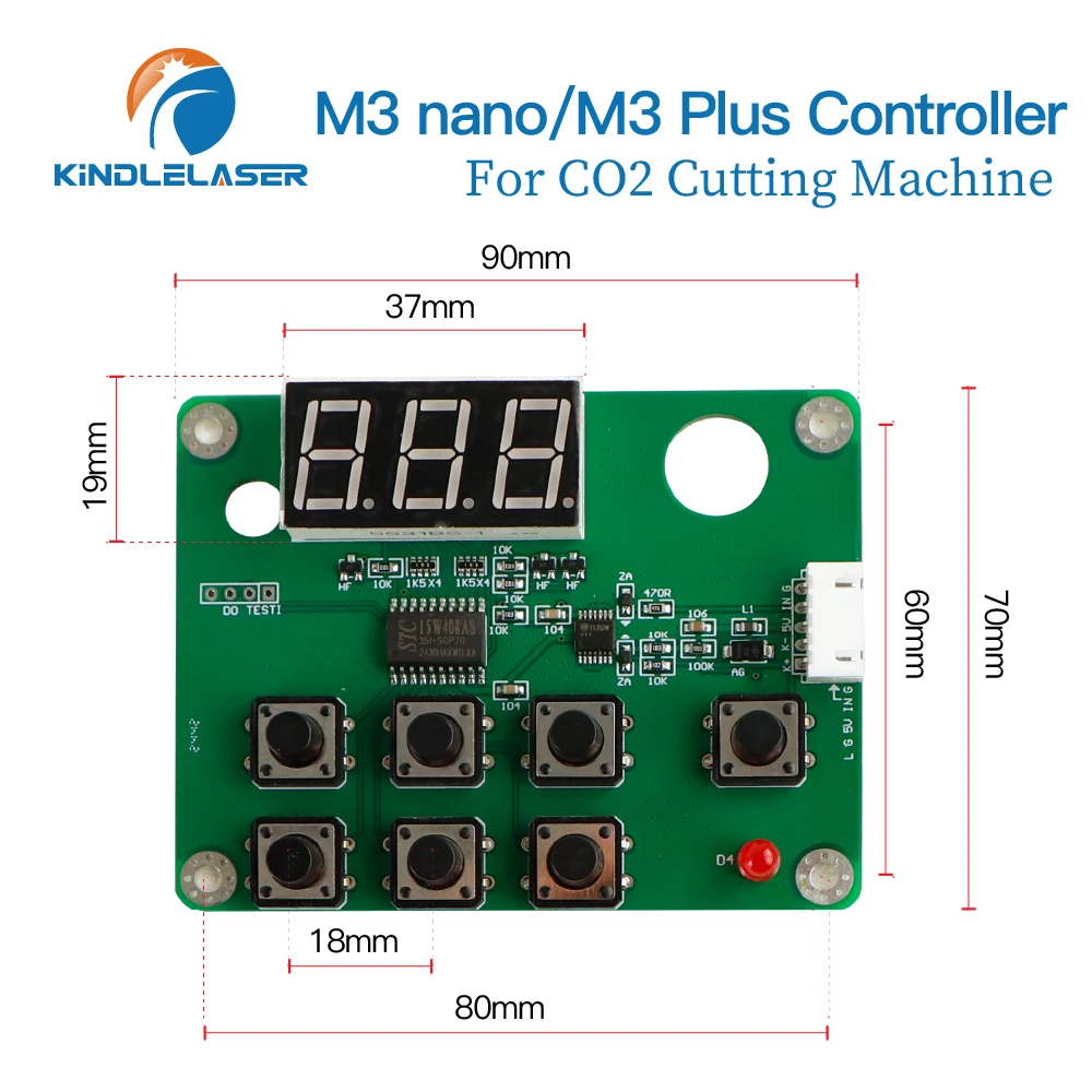 Kindlelaser LIHUIYU M3 PLUS Nano Laser Controller Sistema principale della scheda madre con cavi Macchina da taglio per incisore Co2 K40 3020 4030
