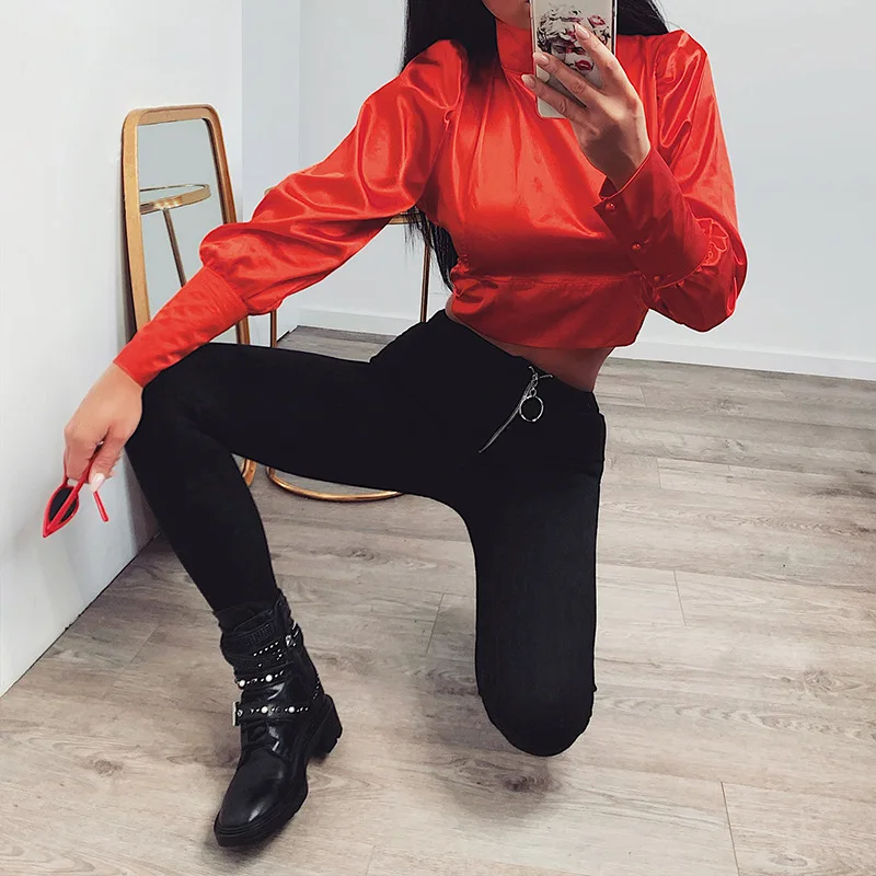 Kobiety Slim Stretch Pencil Pants Fashion Office Lady Jesienne legginsy Wysoka talia Skinny Ankle Length Legging Eleganckie spodnie 2023